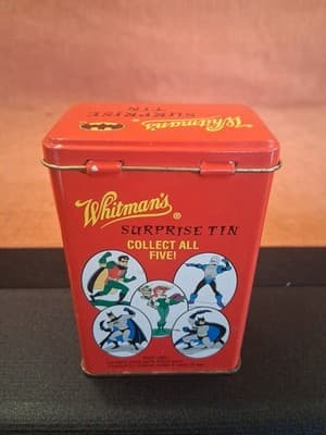 Vintage 1997 EMPTY Whitman's BATMAN Suprise Tin - Thumbnail 4