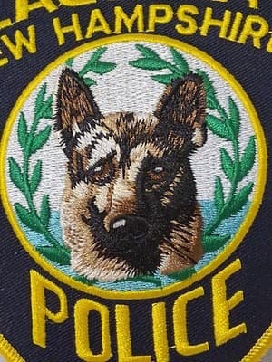 Laconia Police K-9 New Hampshire Shoulder Patch Nice! 🚨🦮 - Thumbnail 3