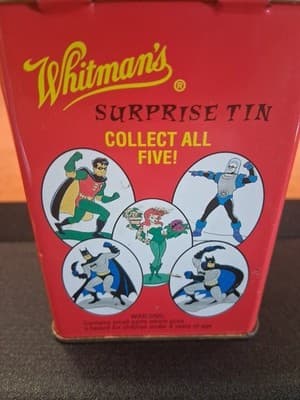 Vintage 1997 EMPTY Whitman's BATMAN Suprise Tin - Thumbnail 5