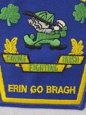 Custom Boston, Mass Police Iron On Patch Crime Fighting Irish 🍀🇮🇪 - Thumbnail 3