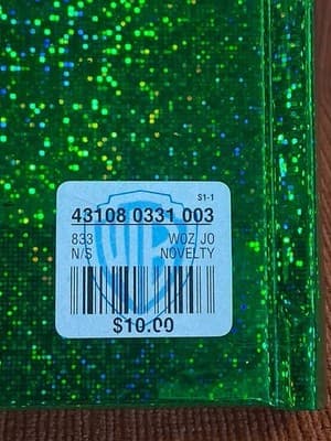 ✨️1999 Wizard of Oz Emerald Green Journal (Rare!) 60th Ann. Warner Bros Studio!! - Thumbnail 4