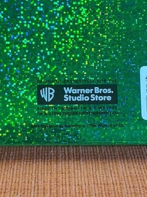 ✨️1999 Wizard of Oz Emerald Green Journal (Rare!) 60th Ann. Warner Bros Studio!! - Thumbnail 3