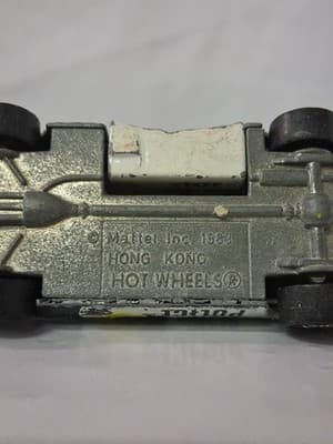 Vintage Hot Wheels Black Crack Ups State Police Cruiser 1983 Hong Kong 🚔 - Thumbnail 7