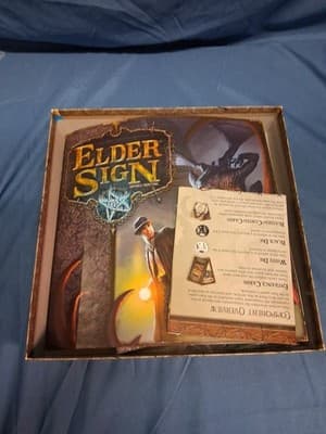 Elder Sign Arkham Horror Files Board Game Supernatural Investigation Excellent - Thumbnail 2