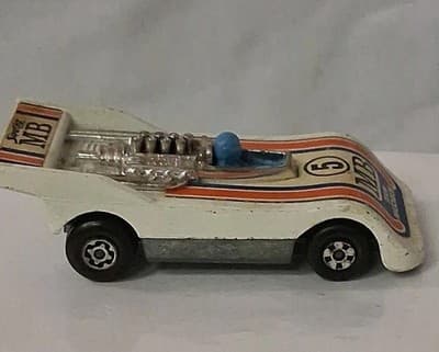 MATCHBOX SUPERFAST No 56 HI-TAILER WHITE UNBOXED 1974 LESNEY "TEAM MATCHBOX" - Thumbnail 4