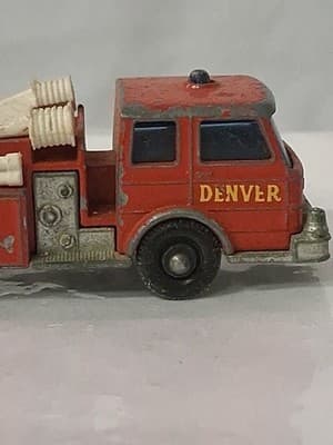 Vintage 1960s Lesney Matchbox No. 29 Denver Fire Pumper Truck Made in England 🚒 - Thumbnail 6