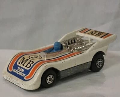 MATCHBOX SUPERFAST No 56 HI-TAILER WHITE UNBOXED 1974 LESNEY "TEAM MATCHBOX" - Thumbnail 2