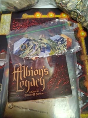 Lynnvander Boardgame Albion's Legacy (2nd Ed) Box VG+/EX - Thumbnail 6