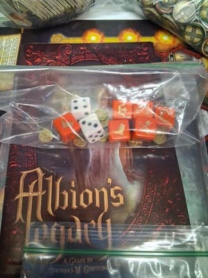 Lynnvander Boardgame Albion's Legacy (2nd Ed) Box VG+/EX - Thumbnail 5