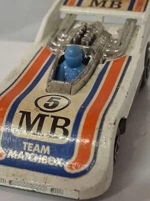 MATCHBOX SUPERFAST No 56 HI-TAILER WHITE UNBOXED 1974 LESNEY "TEAM MATCHBOX" - Thumbnail 6