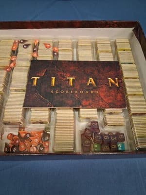 Titan Boardgame (Valley Games, Inc) Hardly Used, Exc , Rare - Thumbnail 3