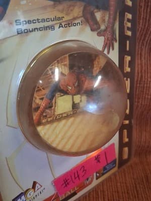 Spiderman 2 Bounce Ball Vintage 2004 MGM Marvel New Sealed - Thumbnail 2