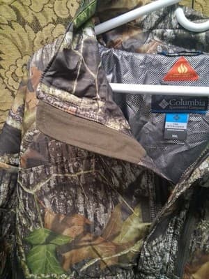 Columbia Jacket Mens 2X Multi Camo PHG Omni-Heat Omni-Tech Vintage Camo Coat Exc - Thumbnail 5