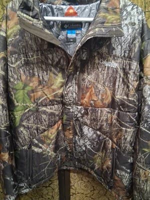 Columbia Jacket Mens 2X Multi Camo PHG Omni-Heat Omni-Tech Vintage Camo Coat Exc - Thumbnail 6