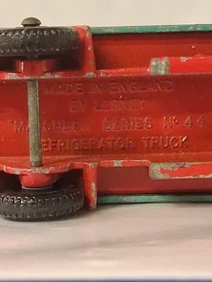 Vintage 1967 MATCHBOX LESNEY NO. 44, GMC Refrigerator Truck (missing rear door) - Thumbnail 6