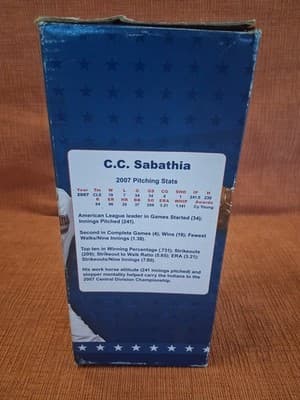 Cleveland Indians Pitcher C.C. Sabathia Bobblehead. 2007 Cy Young - Thumbnail 3