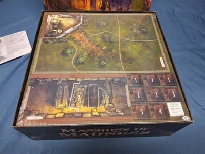 Mansions of Madness Board Game 1st Edition, New SEALED CONTENTS - Arkham Horror - Thumbnail 5