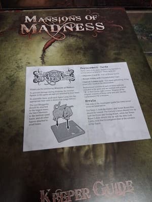 Mansions of Madness Board Game 1st Edition, New SEALED CONTENTS - Arkham Horror - Thumbnail 3