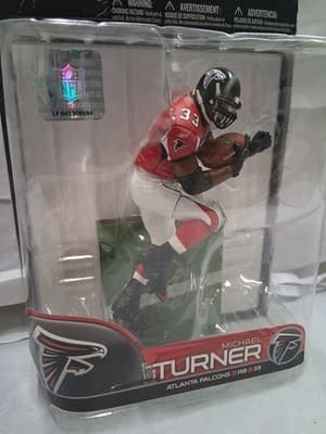 2009 McFarlane Toys NFL Series 20 - #33 Michael Turner Atlanta Falcons 6” Figure - Thumbnail 2