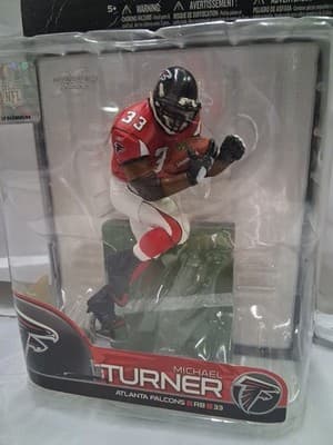2009 McFarlane Toys NFL Series 20 - #33 Michael Turner Atlanta Falcons 6” Figure - Thumbnail 3