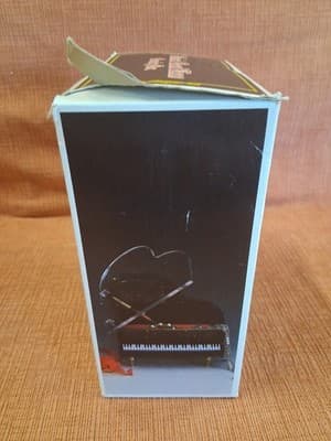 Vintage Shinko Grand Piano Music Jewelry Box Wind Up - Thumbnail 2
