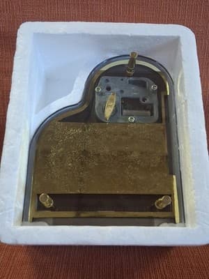 Vintage Shinko Grand Piano Music Jewelry Box Wind Up - Thumbnail 4