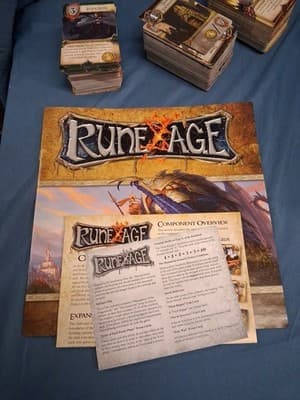 Rune Age Runebound Deckbuilding Fantasy Flight Board Game - Thumbnail 2