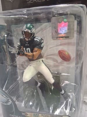 2010 Mcfarlane NFL Series24 Eagles Desean Jackson Black Jersey 2528/3000 Variant - Thumbnail 3