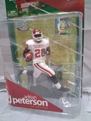 McFarlane College Football Adrian Peterson Oklahoma Sooners CHASE VARIANT Figure - Thumbnail 2