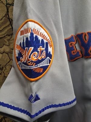 Authentic Jose Reyes 2009 Inaugural New York Mets #7 On-Field Majestic Jersey 54 - Thumbnail 2