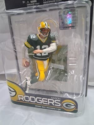 Aaron Rodgers Green Bay Packers McFarlane 2009 NFL Series 21 Action Figure (U22) - Thumbnail 4