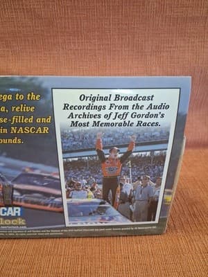 NASCAR Jeff Jordan Sports Clock New in Box - Thumbnail 5