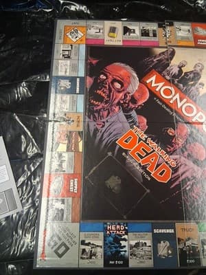 USAopoly Monopoly The Walking Dead Board Game - Survival Edition Sealed Pieces - Thumbnail 3