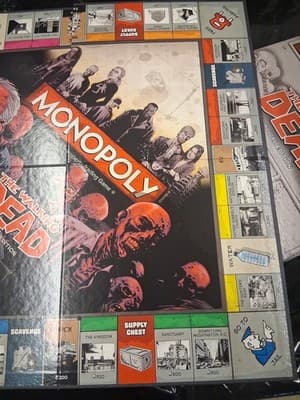 USAopoly Monopoly The Walking Dead Board Game - Survival Edition Sealed Pieces - Thumbnail 4