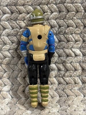 Vintage 1987 GI JOE ARAH KNOCKDOWN Figure v1 w/ HELMET - Thumbnail 2