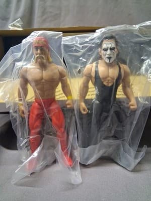 TNA Hulk Hogan Wrestling Ring WWE Hulkamania WCW NWO - New / Open Box W Figures - Thumbnail 7