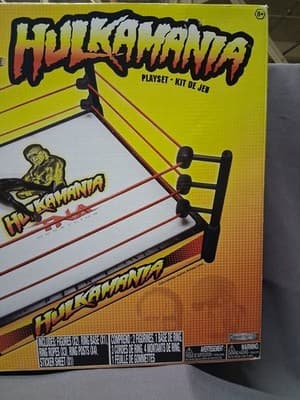 TNA Hulk Hogan Wrestling Ring WWE Hulkamania WCW NWO - New / Open Box W Figures - Thumbnail 3