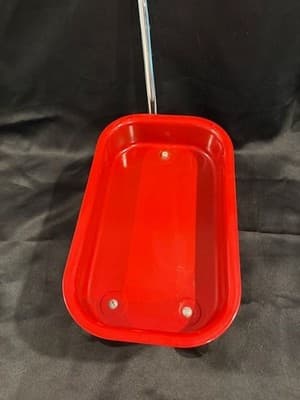 RADIO FLYER Mini Toy Metal Red Wagon for Dolls and Stuffed Animals Vintage - Thumbnail 5
