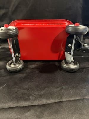 RADIO FLYER Mini Toy Metal Red Wagon for Dolls and Stuffed Animals Vintage - Thumbnail 4