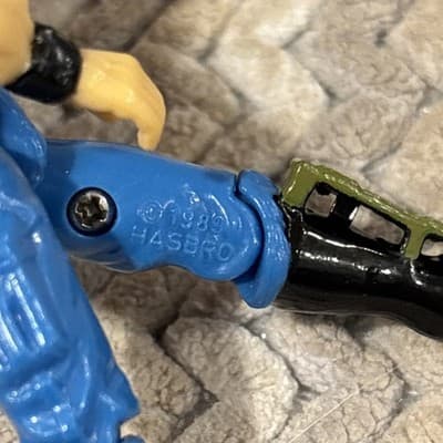 GI Joe COBRA Gnawgahyde Action Figure 1989 Vintage HASBRO Loose Incomplete - Thumbnail 3