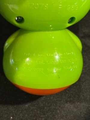 4" Oscar the Grouch Rolly Polly Wobbles Toy Sesame Street Muppets 2019 - Thumbnail 3