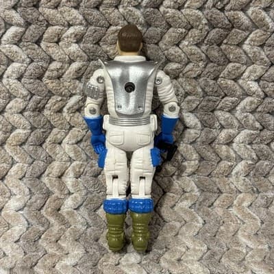 Vintage 1987 GI Joe Maverick v1 Battle Force 2000 Figure Complete Helmet Rifle - Thumbnail 2