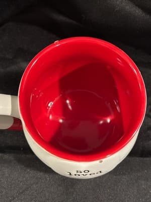 Belle Maison So Loved Heart Ceramic Mug Red White Valentine’s Day Gift Cup - Thumbnail 3