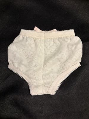 AMERICAN GIRL DOLL WHITE UNDERWEAR W PINK BOW UNDIES PANTIES - Thumbnail 2