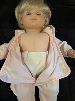 TWO AMERICAN GIRL Bitty Babies Twins Boy Girl Blonde Blue Eyes Pleasant Company - Thumbnail 3