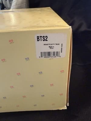 American Girl Bitty Baby Doll Twins Girl Boy Brunette Moon Stars pjs IN BOX - Thumbnail 9