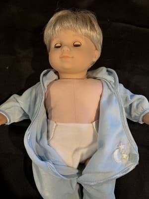 TWO AMERICAN GIRL Bitty Babies Twins Boy Girl Blonde Blue Eyes Pleasant Company - Thumbnail 5