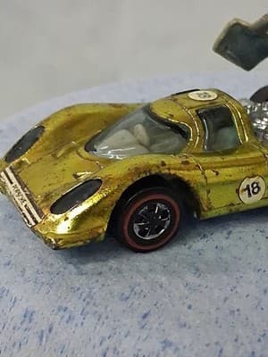 1969 MATTEL HOT WHEELS REDLINE LIME SPECTRAFLAME PORSCHE 917 U.S RARE! 🏁 - Thumbnail 9