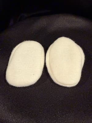 Mini Girl Doll Slippers With Bow - Thumbnail 2