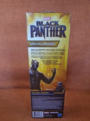 Hasbro Marvel Titan Hero Series Black Panther Erik Killmonger Action Figure 12" - Thumbnail 5
